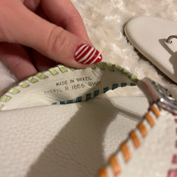 Brighton Multicolor Thong CHERYL wedge sandal - Picture 4 of 5